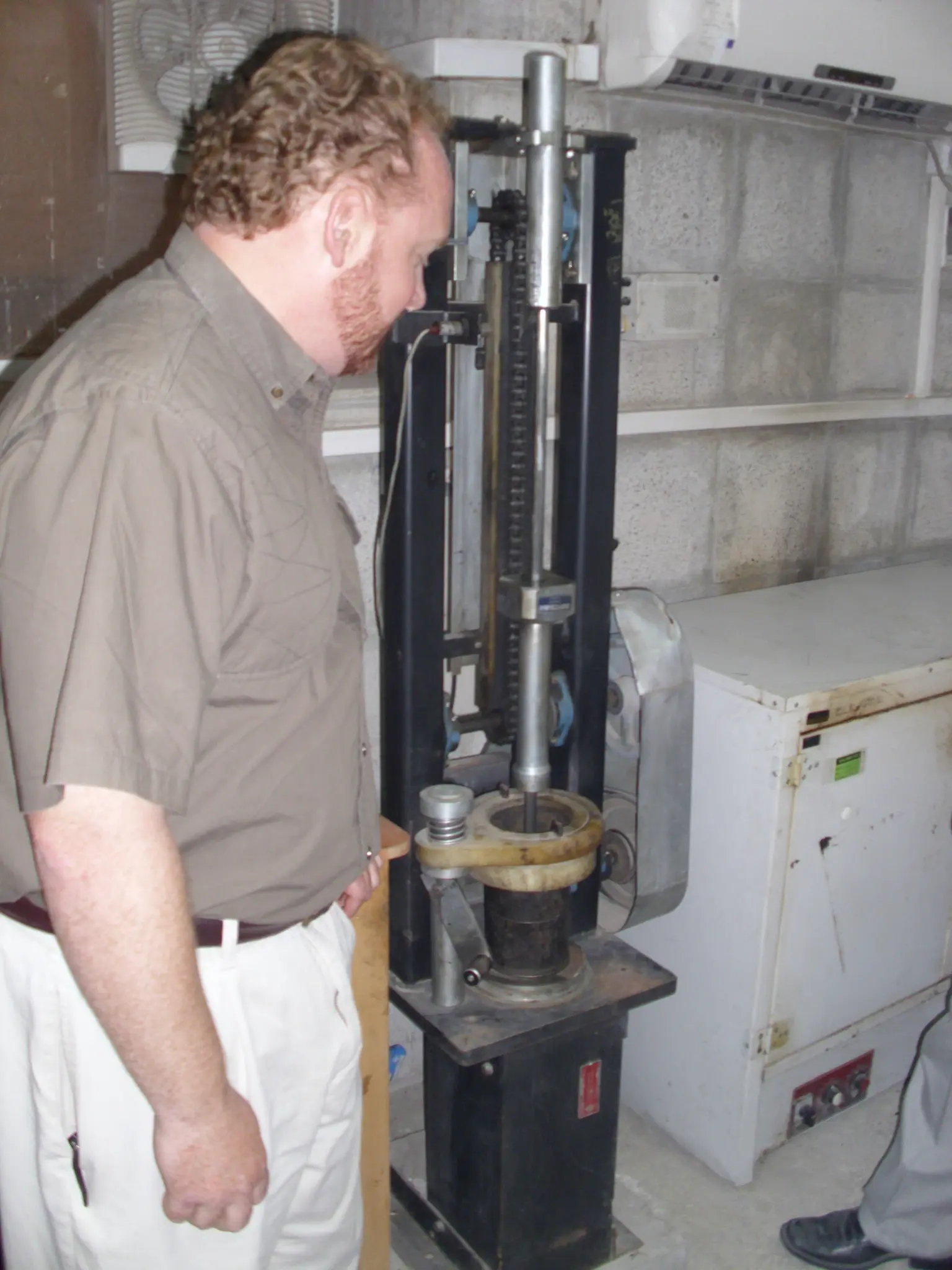Dr. Robert S. Renfro II in the Wazir Akbar Khan laboratory context